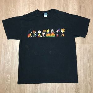 Vintage Peanuts Halloween Charlie Brown 1990’s Merch T-Shirt Men’s Size LARGE